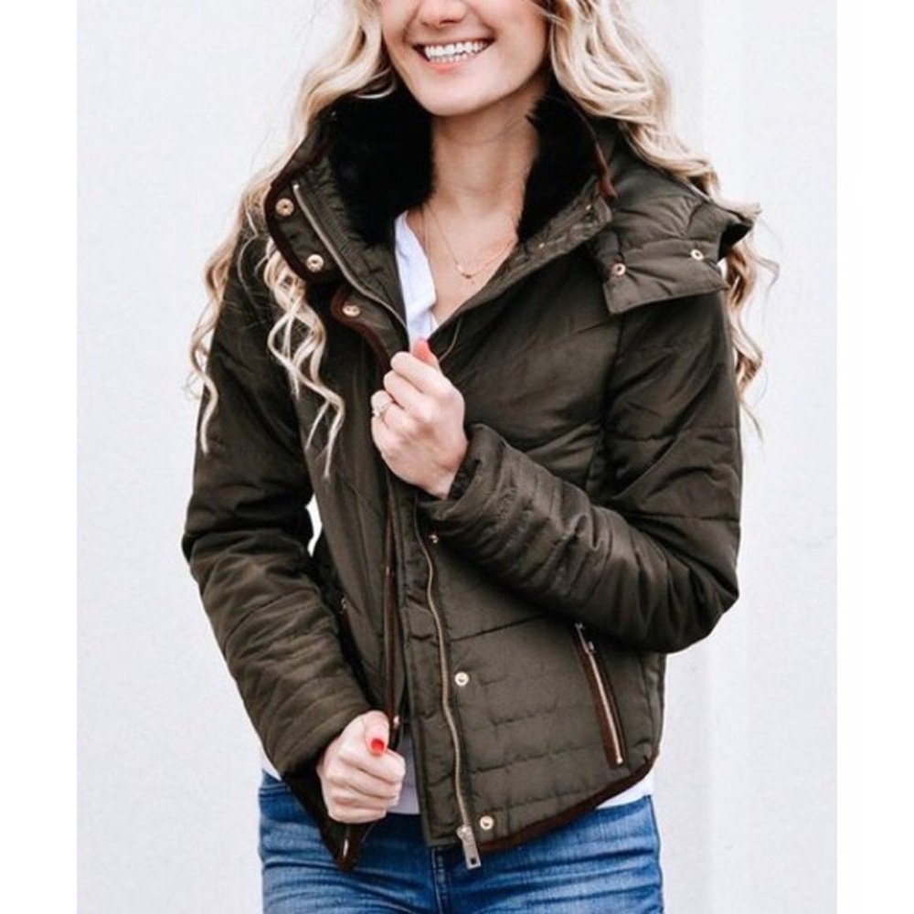 NWT Zenana Outfitters Padded Coat, Sz. S